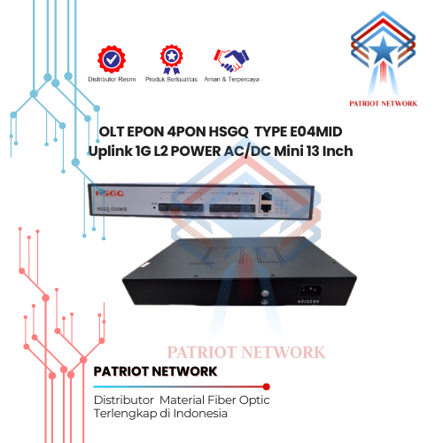 OLT EPON HSGQ-E04MID 4PON Mini EPON OLT