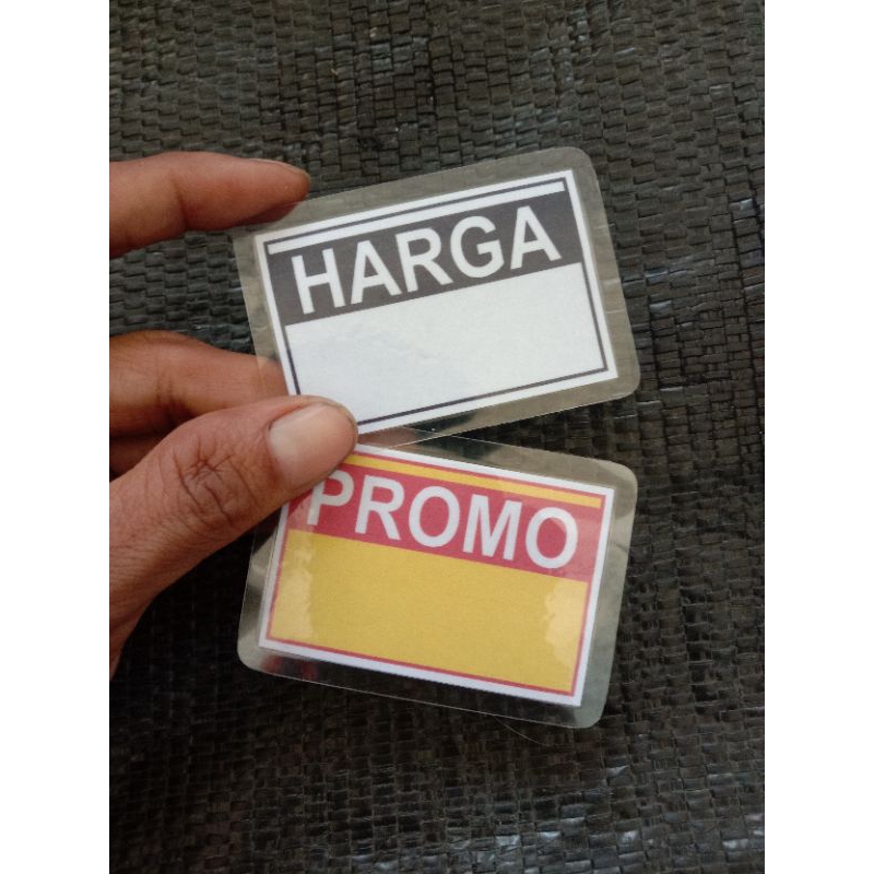 

Label Harga / Terlaminasi (isi 12 pcs)