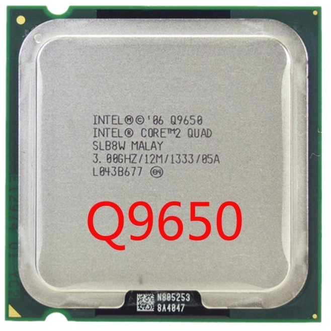 KODE A26C PROCESSOR INTEL QUAD CORE Q965 Q955 Q95 Q94 Q84 Q83 Q67 Q66 For Motherboard G31 ddr2 G41 d