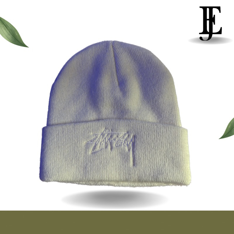 Stussy Beanie White