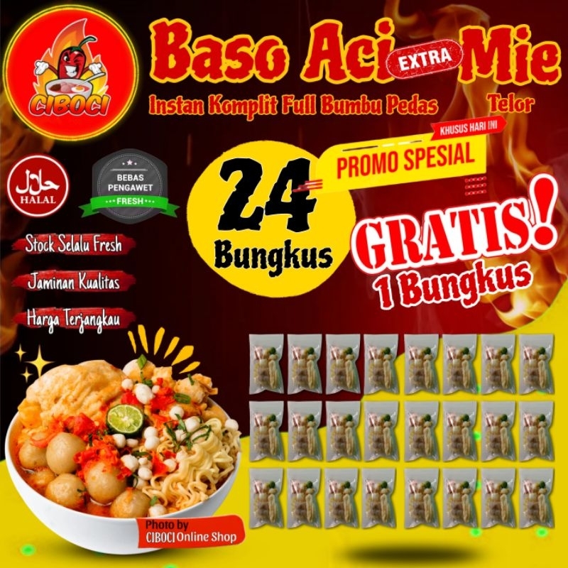 

[ PAKET Reseller ] PROMO EXTRA Komplit Full Bumbu Kuah Kaldu Pedas FREE 1 BUNGKUS / Boci Homemade / Bakso Baci Olahan - Cemilan Viral Hotpot Olahan Siap Saji