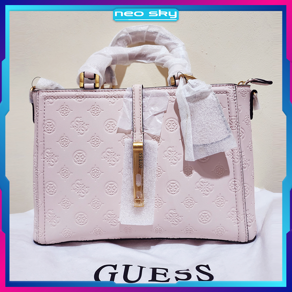 Tas GUESS Wanita Women James Logo Girlfriend Satchel 100% Original Sale