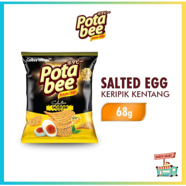 

Potabee Keripik Kentang Selections Salted Egg 68 gr