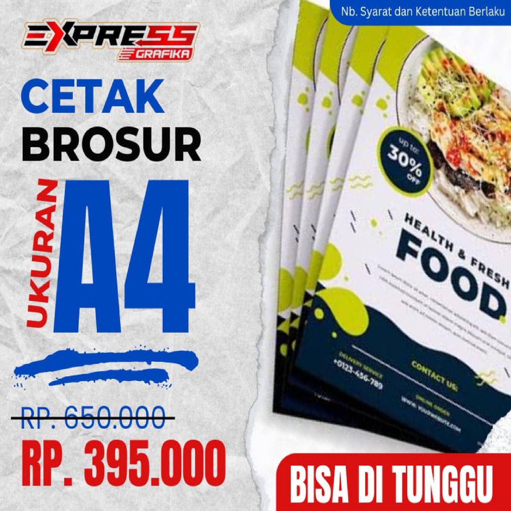 

PRINT BOSUR FLAYER MURAH 1 SISI UKURAN A4