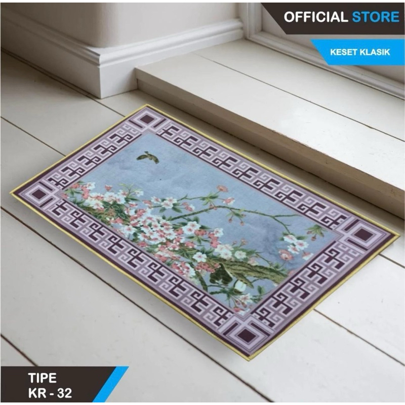 keset lantai slip permadani bulu /karpet lap kaki mofit keset karakter 40x60cm