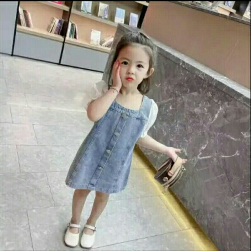 Dress-Anak Korea Import 1-4 tahun Dress Anak-Perempuan