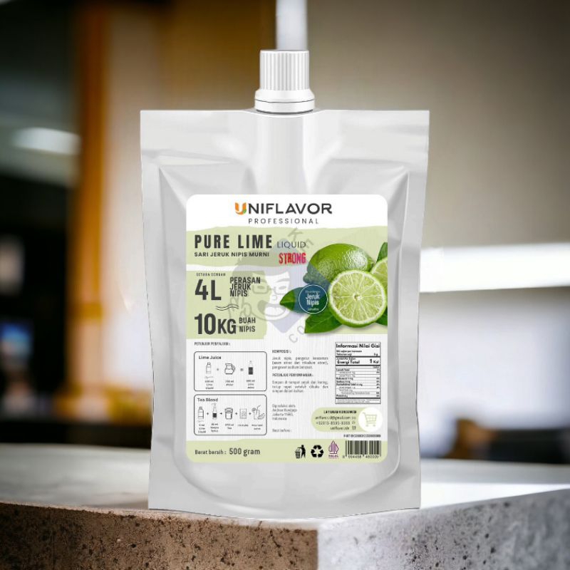 

Liquid Lime Pure / Pengganti Buah Jeruk Nipis Asli