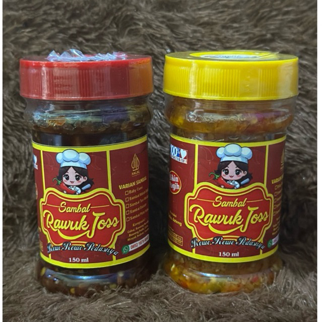 

BUNDLING DUO dapat 2 SAMBEL geprek dan sambel cumi 150g only