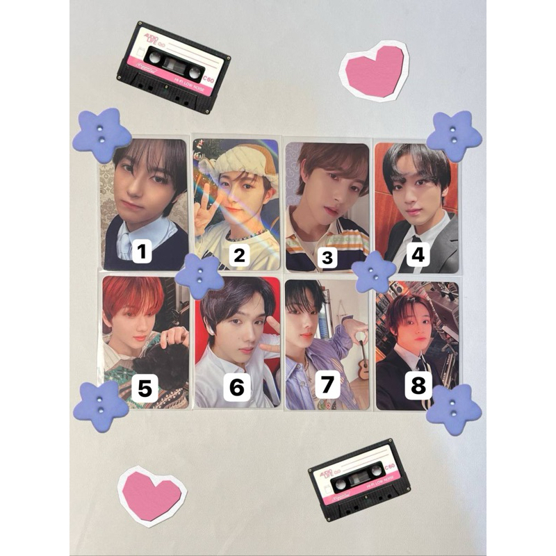 Photocard nct dream official renjun icantfeelanything icfa makestar candy transportation card selfie