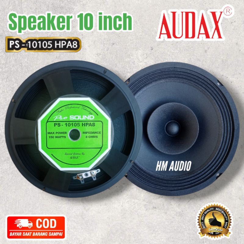 Speaker 10 inch Audax full range Prosound PS-10105 HPA8