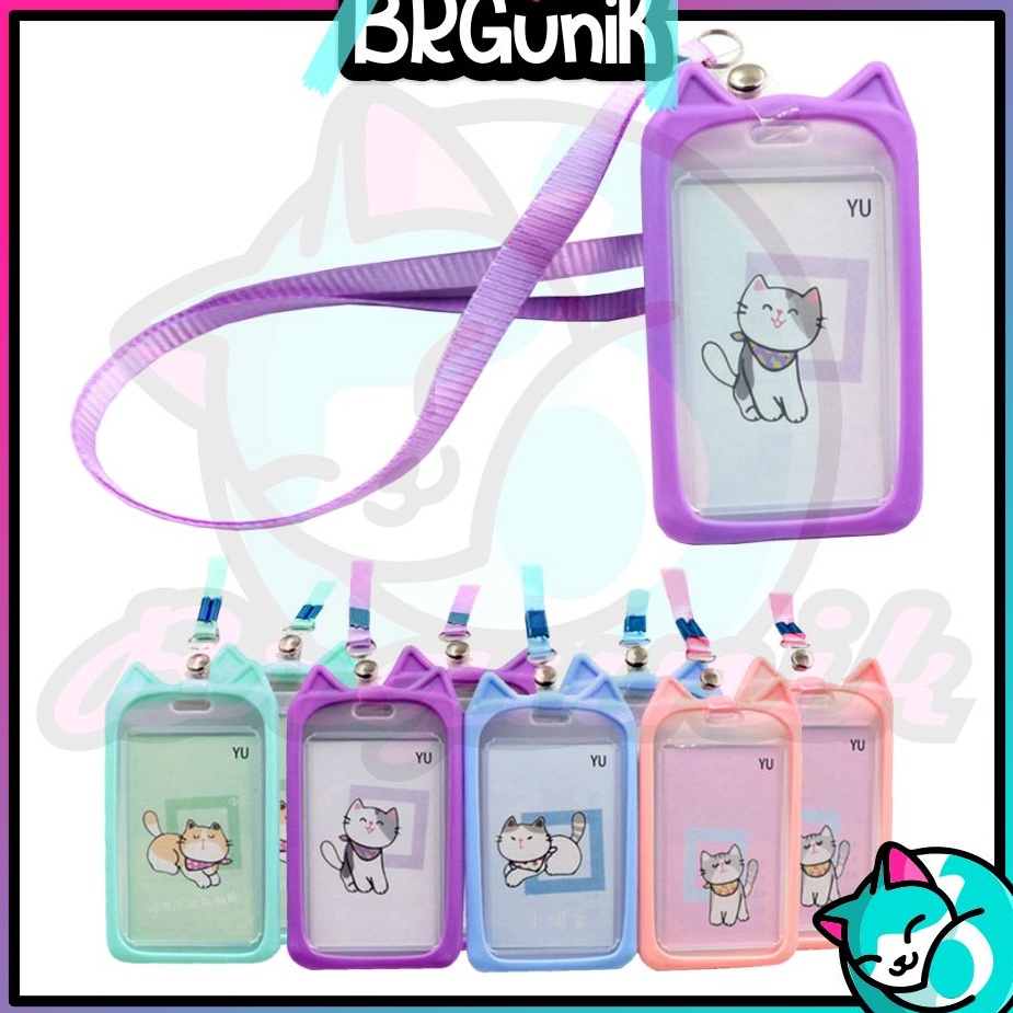 

Belanja Murmer BRGUNIK Name Tag Lanyard Gantungan Kartu Motif Kucing Akses MRT Busway EMoney Flazz BRIzi Bentuk Karakter Warna Pastel Lanyart Card Holder Id Card S91