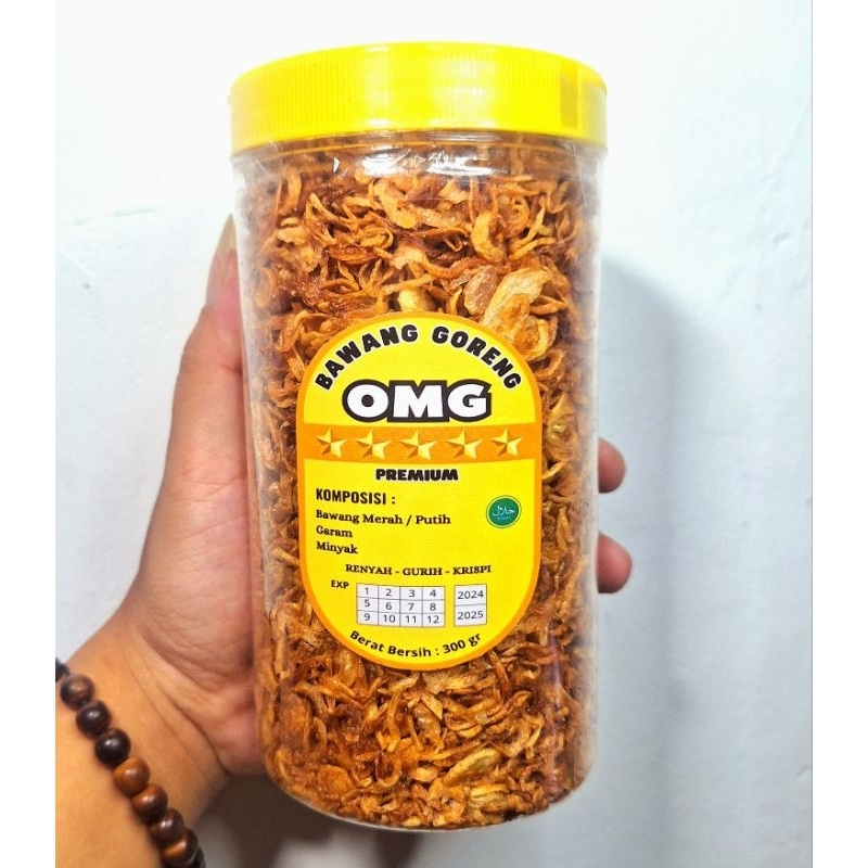

[SUPER PREMIUM] BAWANG Merah GORENG ORIGINAL 200/300 gram | Murni tanpa tepung ORIGINAL
