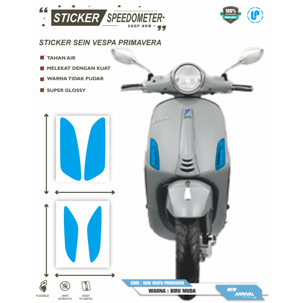 1 SET STICKER SEIN VESPA PRIMAVERA 150 i-get 2024