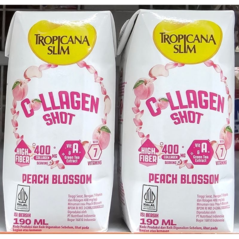 

Tropicana Slim Collagen Shot Peach Blossom 190ml