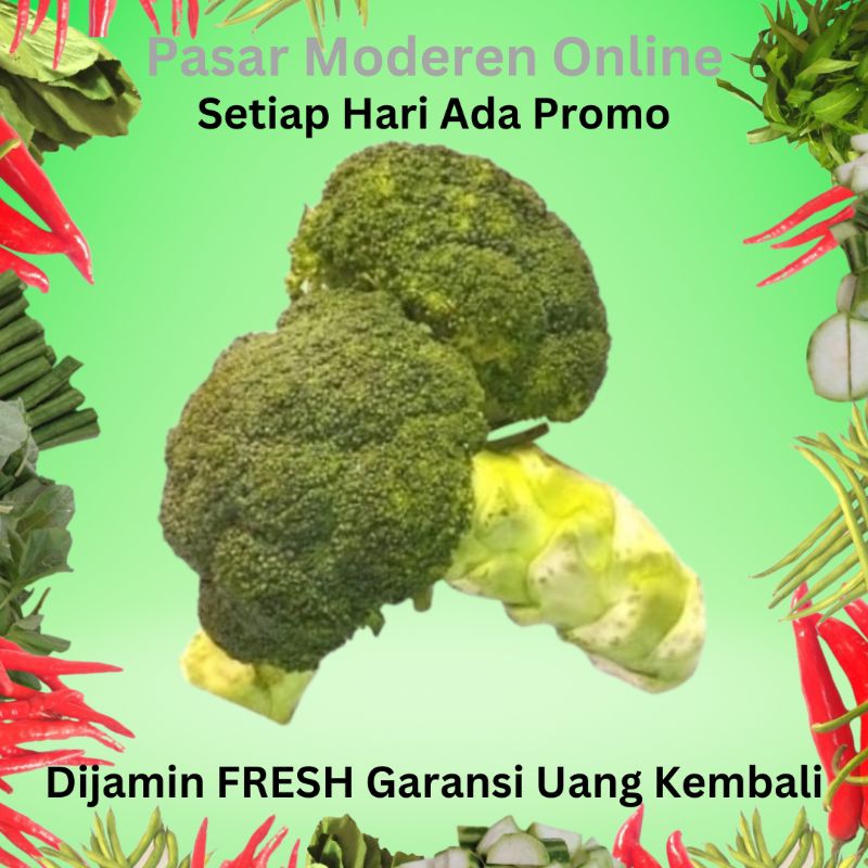

BROKOLI SAYUR SEGAR 500 GRAM