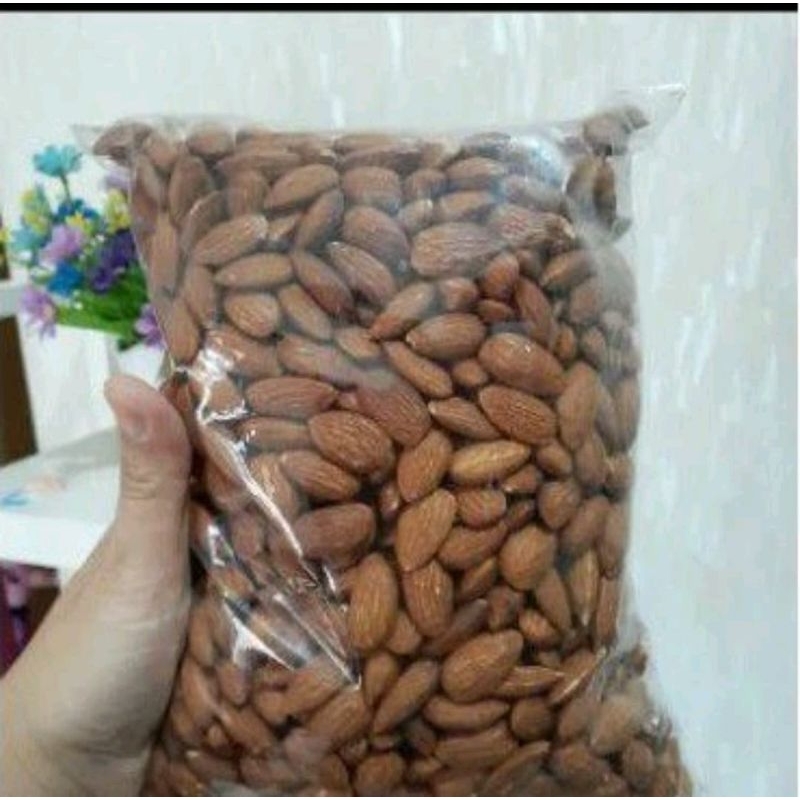 

KACANG ALMOND PANGGANG||KACANG ALMOND PANGGANG KEMASAN 1KG