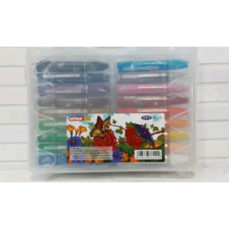 

Kenko Oil Paatel 18 Warna/Crayon Kenko 18 Warna 1 Set- Garden Original