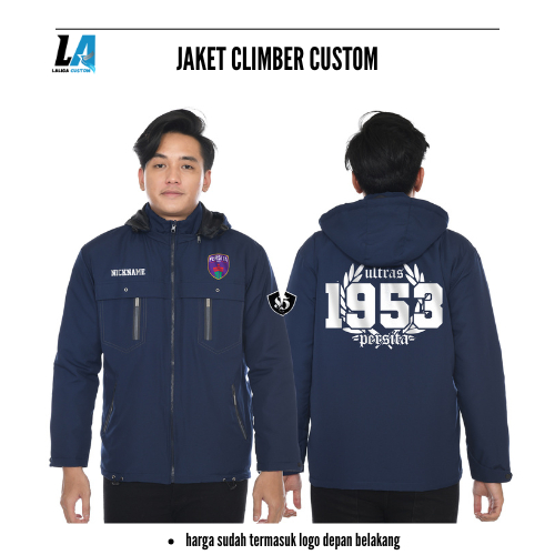 Jaket Parasut Custom Pria Wanita Logo PERSITA TANGERANG