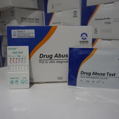 EGENS - Multi Drug Test 5 Parameter / Drug Abuse Test Cassete 25's