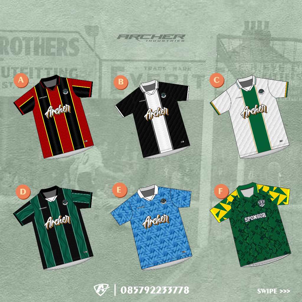 CUSTOM JERSEY RETRO CLASSIC SATUAN JERSEY FUTSAL & JERSEY SEPAK BOLA PRINTING SATUAN