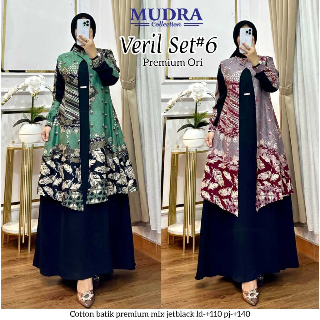 VERIL SET 6 BATIK BY MUDRA