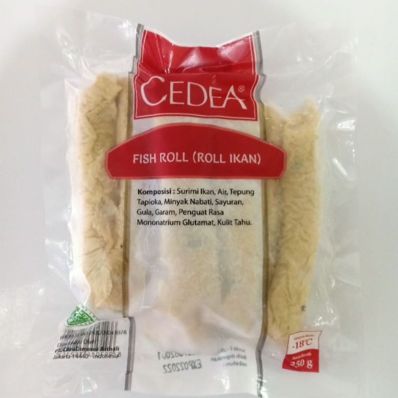 

cedea fish roll 250gr | roll ikan cedea