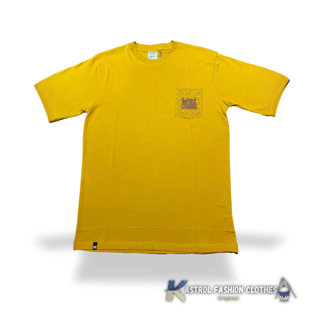 KAOS PRIA  | PROSHOP 100% ORIGINAL | KAOS DISTRO PRIA LENGAN PENDEK |  PROSHOP KUNING TSHIRT