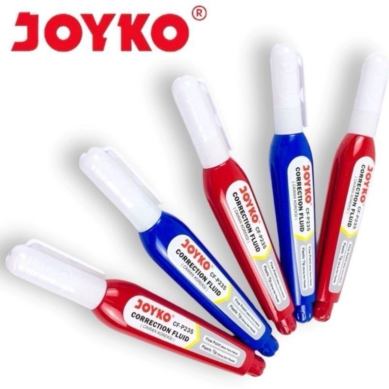 

TERMURAH!! JOYKO CORRECTION FLUID PEN / TIPEX CAIR JOYKO TIP EX MURAH BERKUALITAS CF-P235