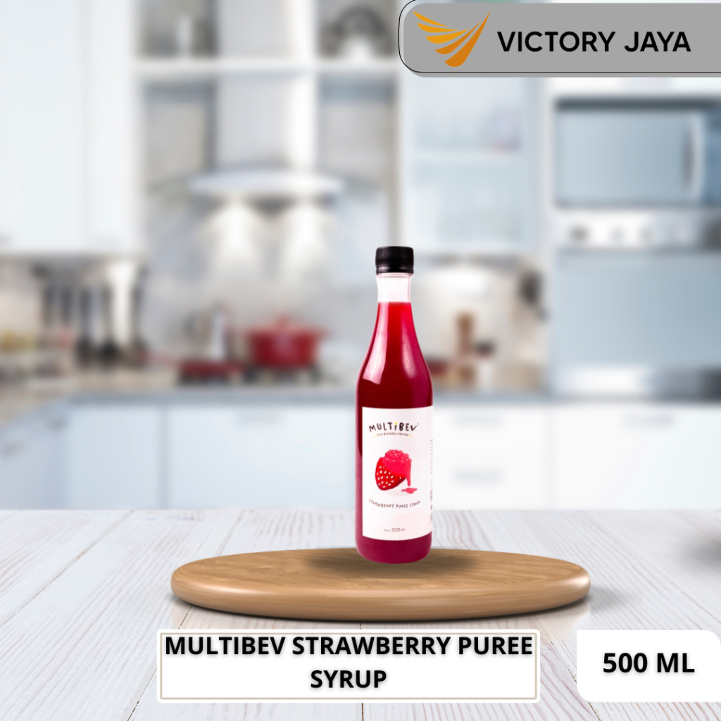 

MULTIBEV STRAWBERRY PUREE SYRUP 500ML