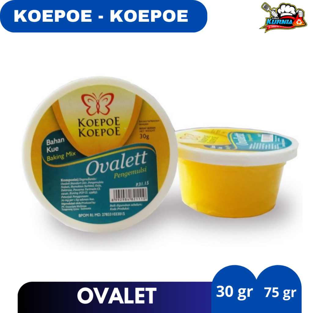 

OVALET CAP KOEPOE KOEPOE KEMASAN JAR