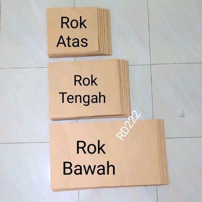 Kinder Dstore Pola Gamis Susun Dewasa Satu Set Isi 7 Ukuran Size S M L Xl 2L 3L 4L