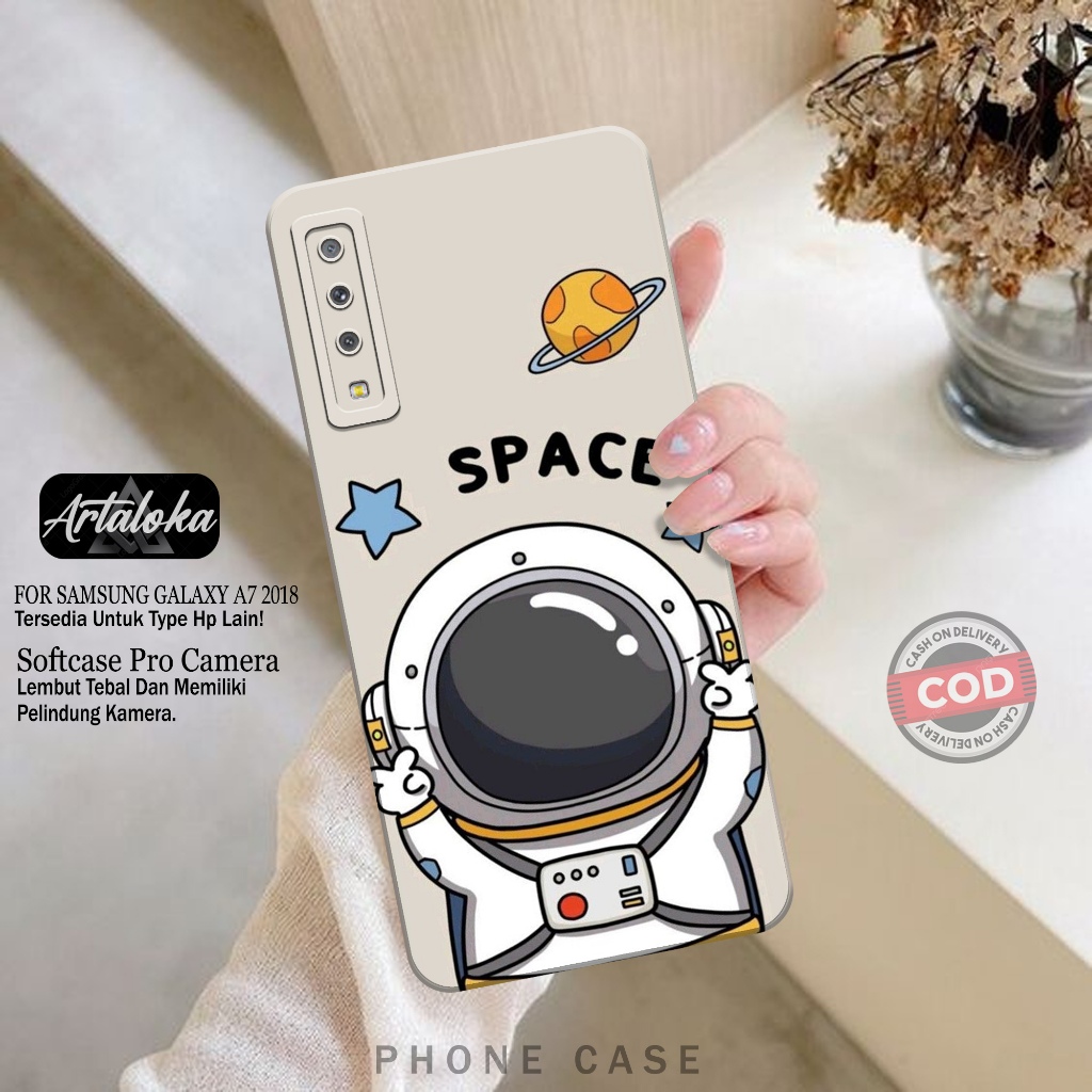 Case Hp Samsung Galaxy A7 2018 Fashion Case Astronod Softcase Samsung Galaxy A7 2018 Silikon TPU Pro