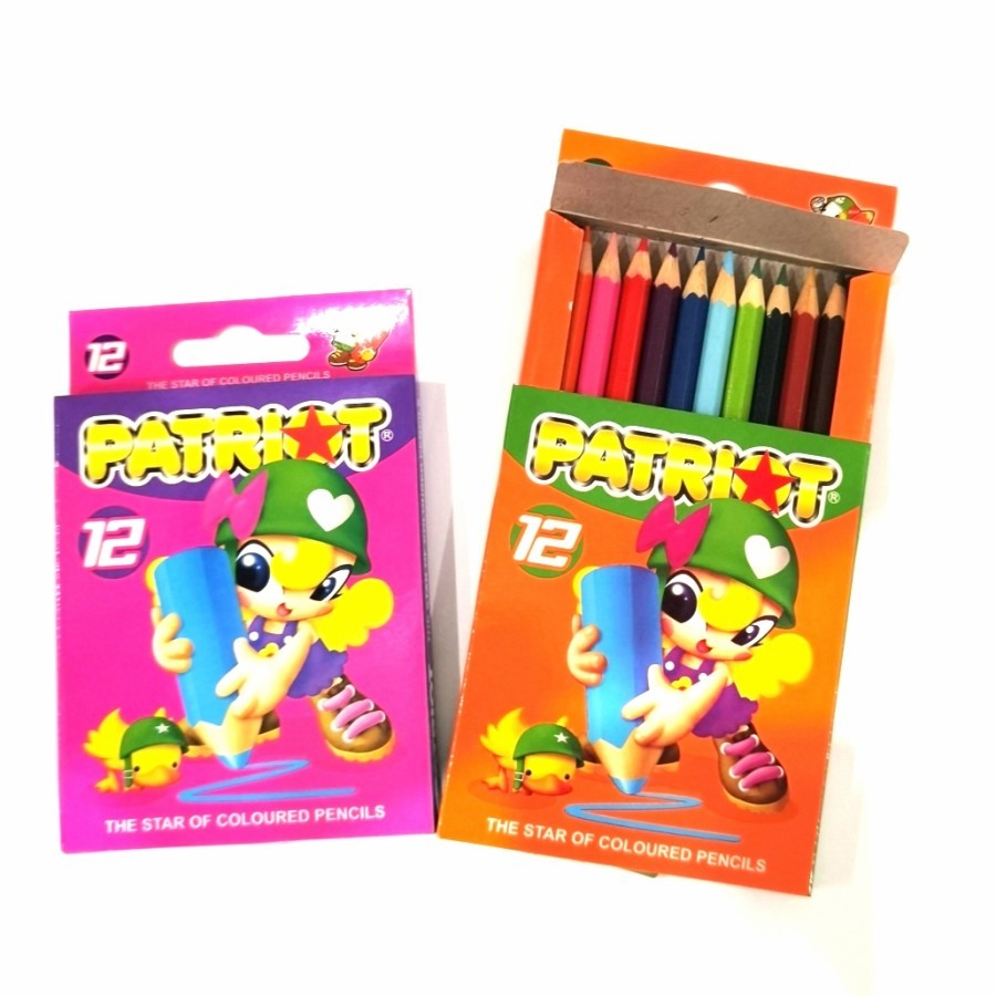 

Pensil Warna PATRIOT Panjang 12 Warna