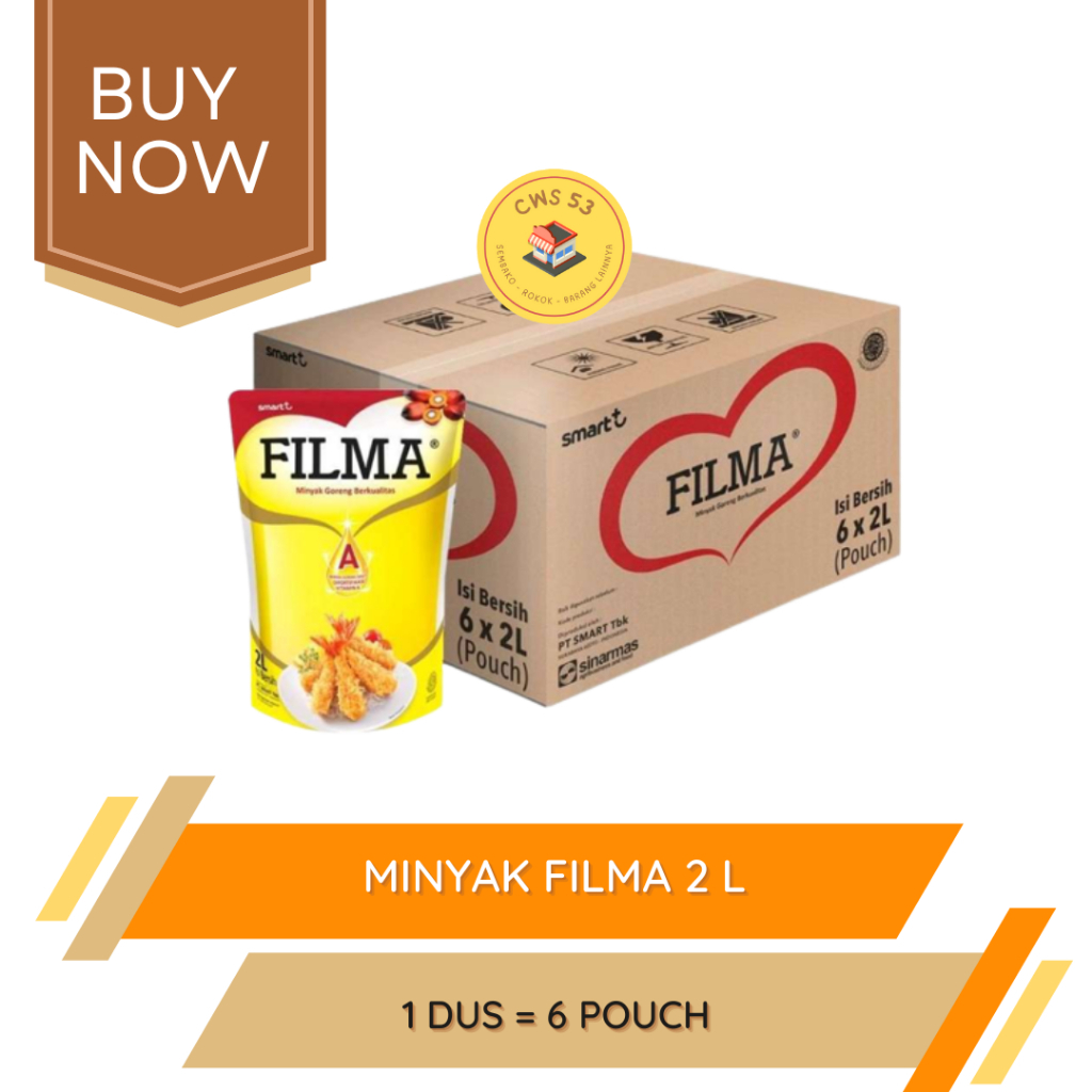 

Minyak Goreng Sawit MIKI SEDAP FILMA BIMOLI FORTUNE MITRA Kemasan Pouch 2 L Liter - 1 Dus / 6 Pcs