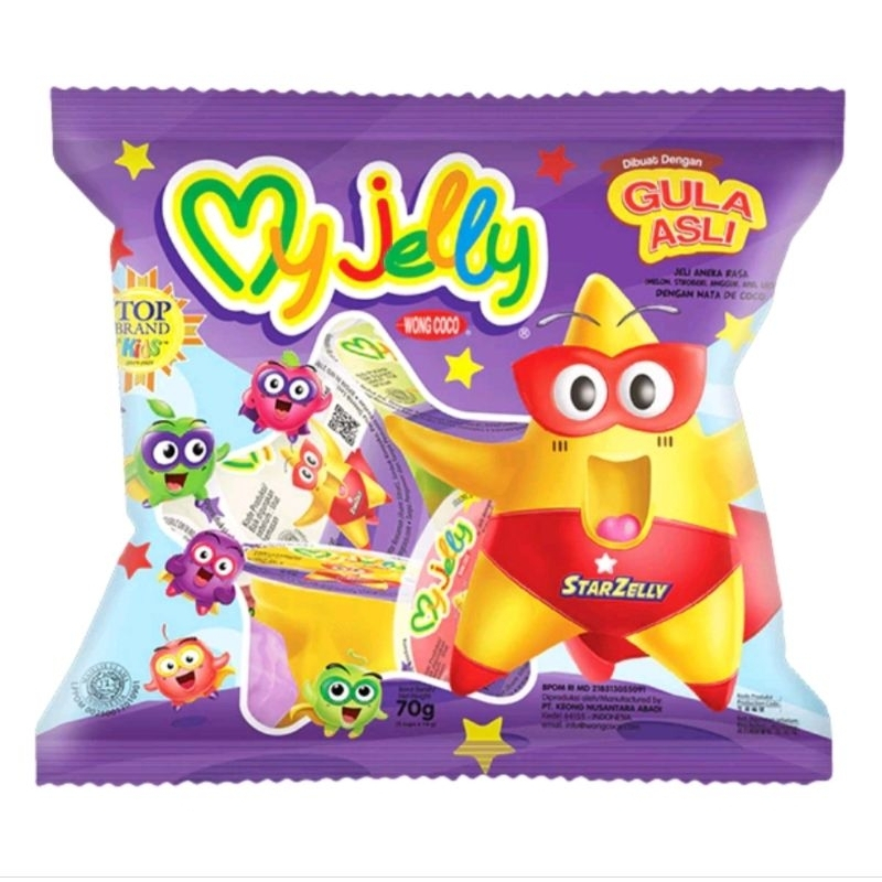 

WONG COCO MY JELLY 5X14GR