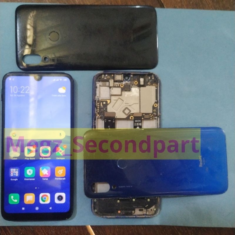 Part Redmi 7 Original Cabutan , Kamera Redmi 7 Ori Copotan, PCB Charger Redmi7 Ori, Mersin Xiaomi Re
