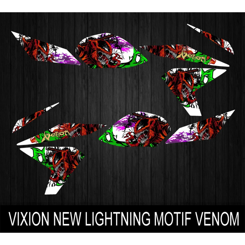 STIKER STRIPING LIST MOTOR VARIASI YAMAHA VIXION NEW LIGHTNING NVL MOTIF VENOM