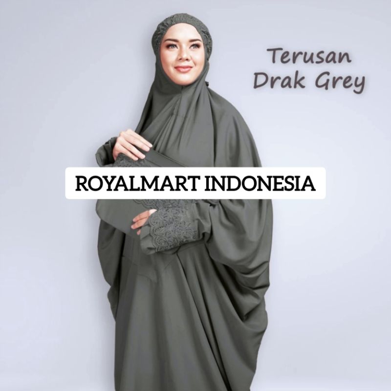 Mukena Dewasa Khadijah Terusan Premium by ROYALMART INDONESIA