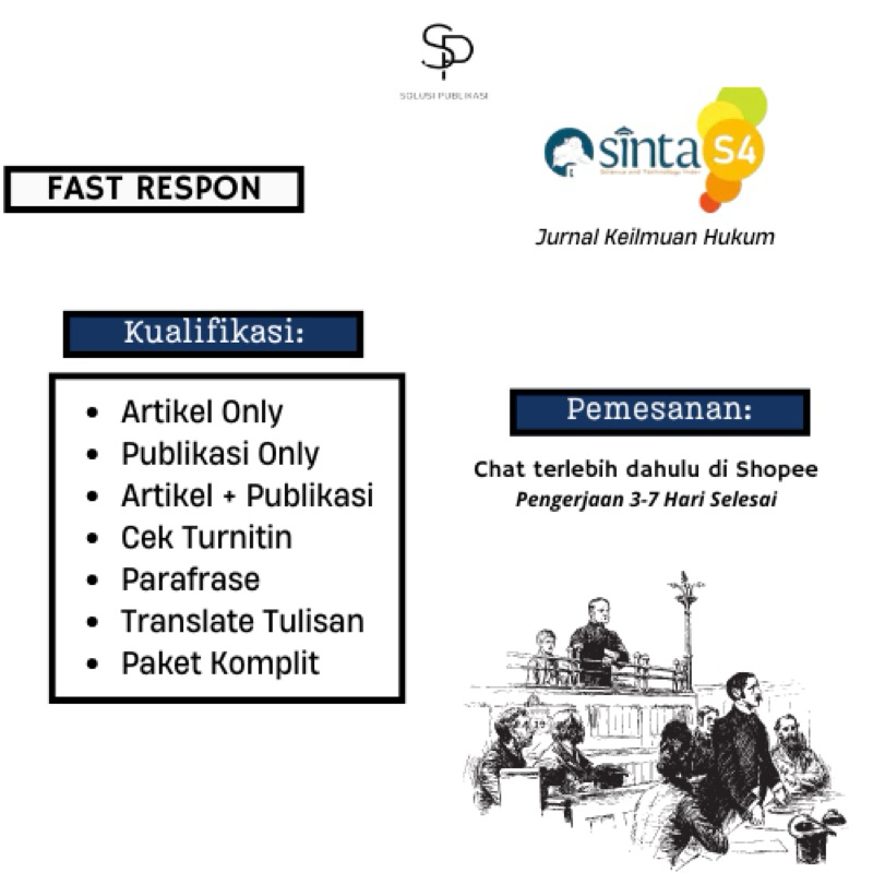 Publikasi Jurnal Sinta 4 Hukum (Fast Track)