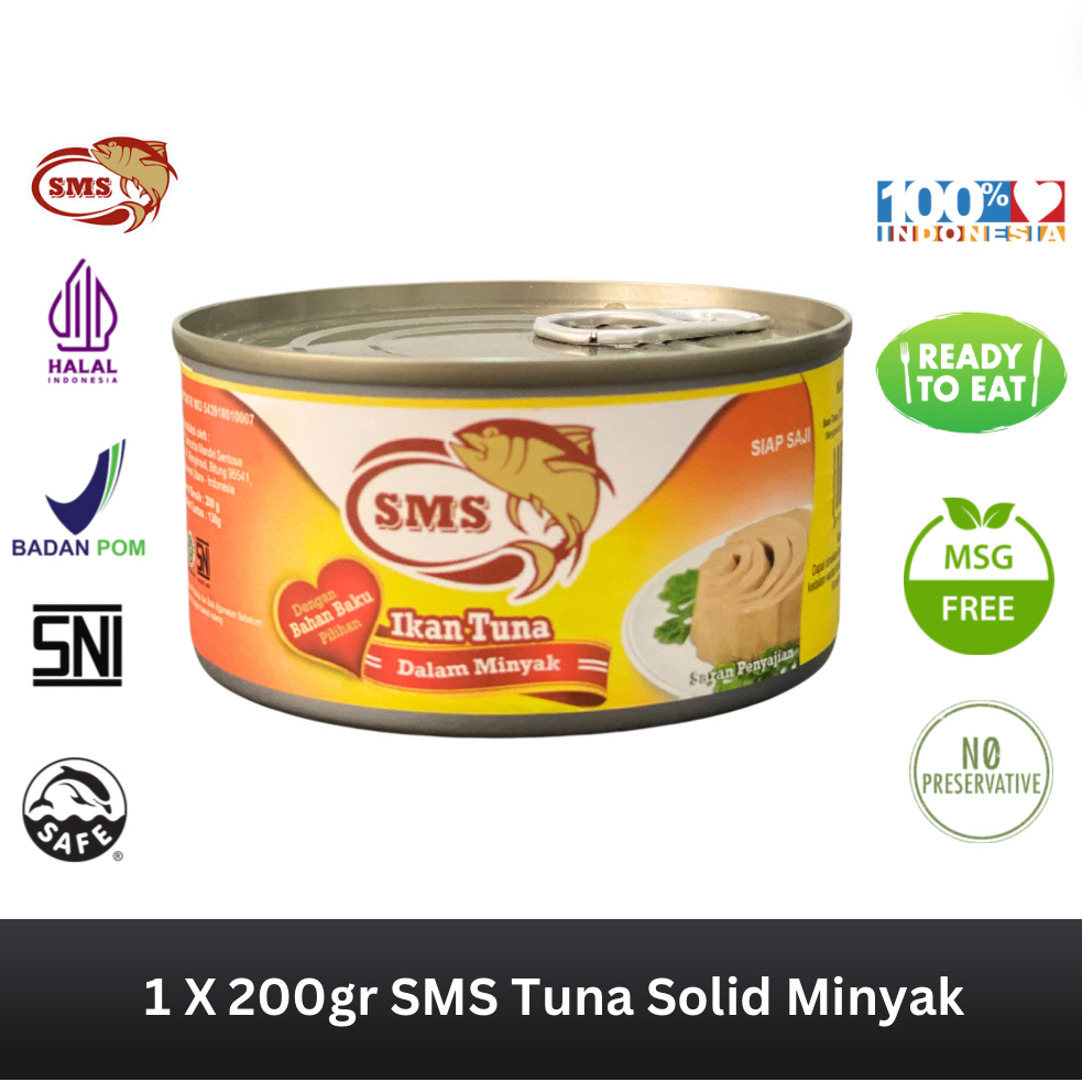 

SMS Tuna Kaleng Solid Dalam Minyak 200gr