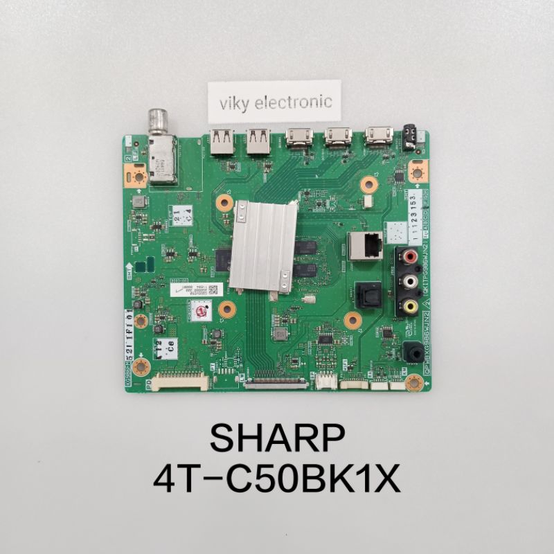 SHARP 4T-C50BK1X mesin tv modul mb mainboard SHARP 4T-C50BK1X