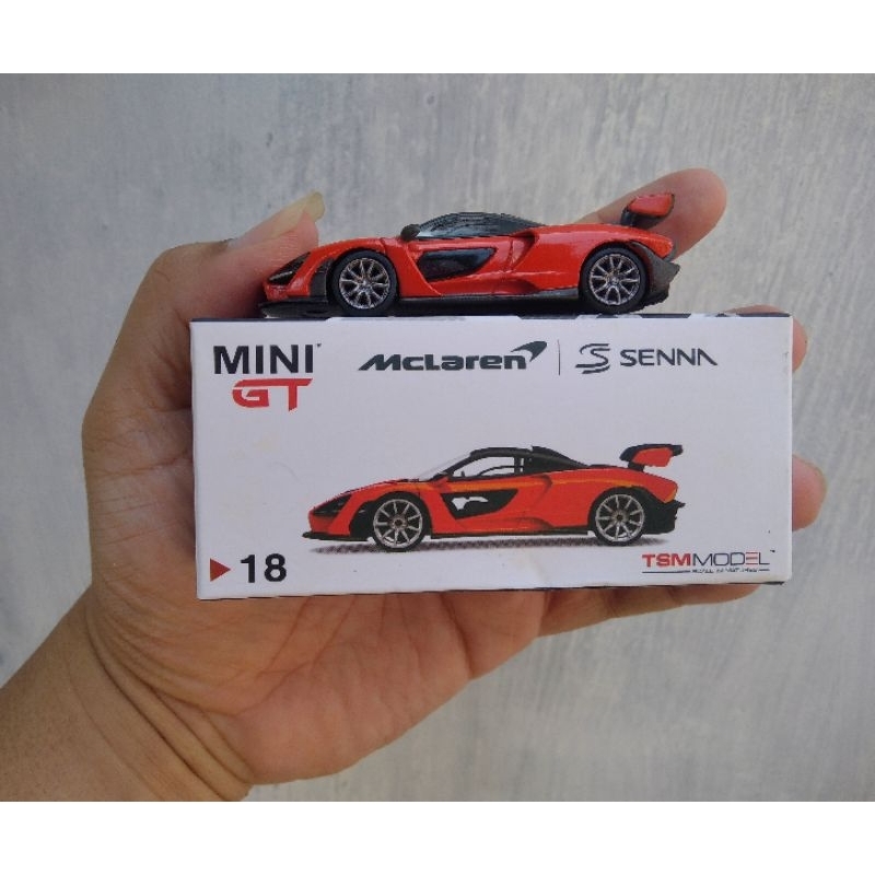Mini GT No 18 McLaren Senna