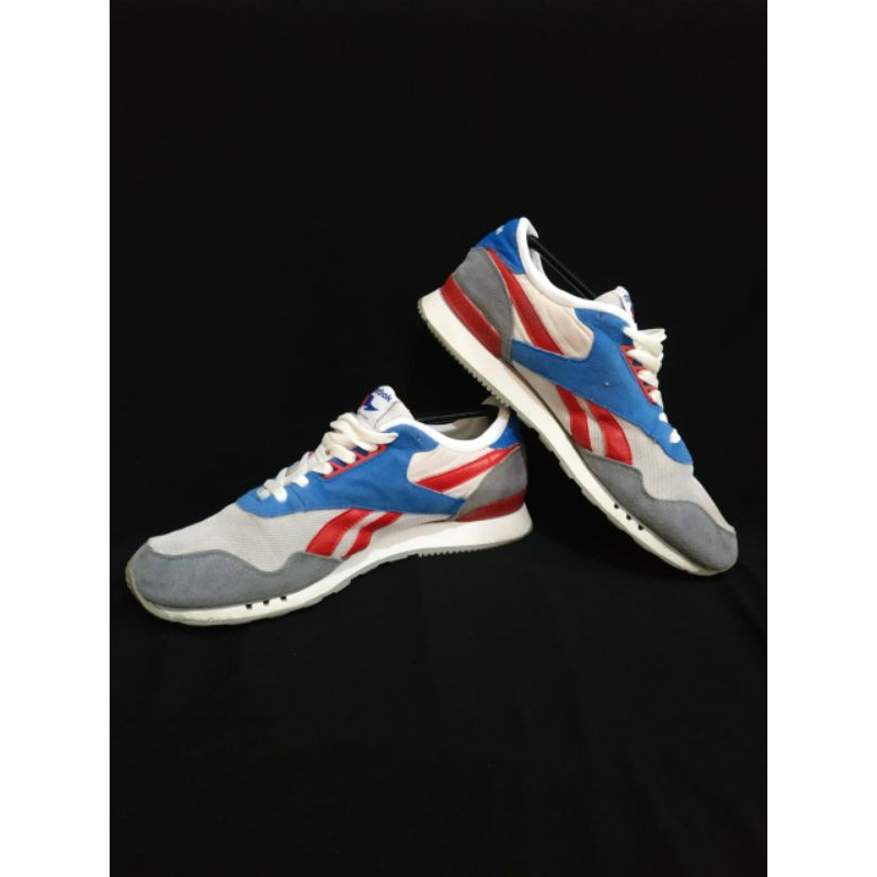 Sepatu Second / Sepatu Bekas Reebok Classic Royal Flag - Size : 43 - Insole : 28 cm - casual / sneak