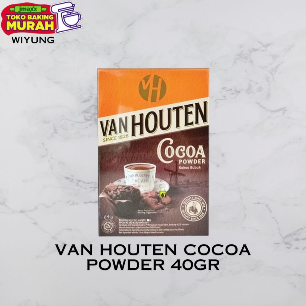 

VAN HOUTEN COCOA POWDER 40GR / 80GR / 165GR