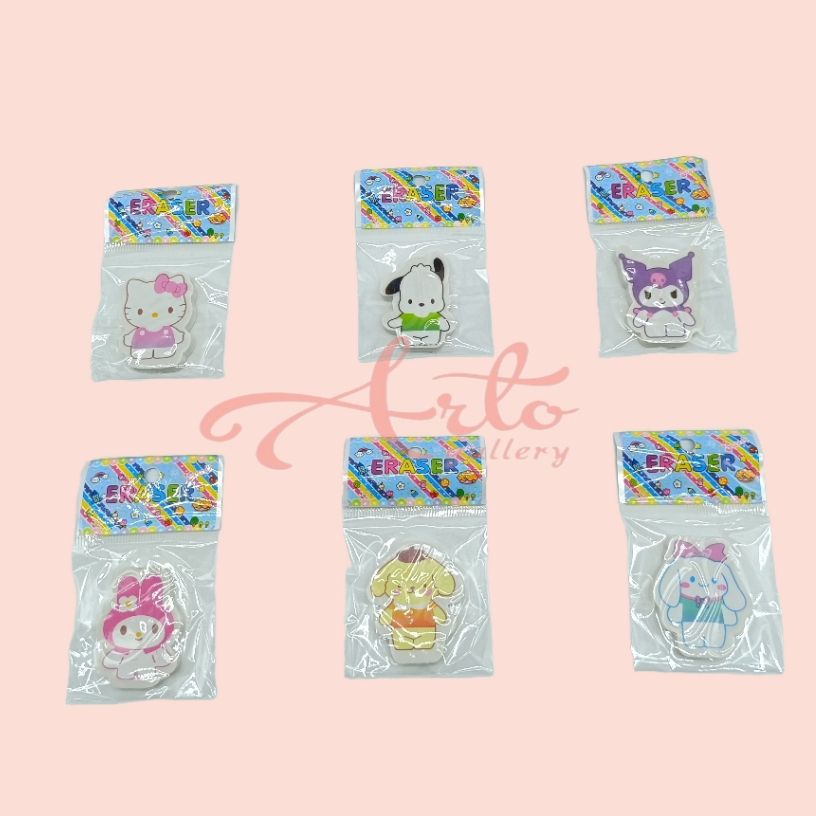 

[PREMIUM] PENGHAPUS LUCU MOTIF SANRIO / PENGHAPUS PENSIL KUROMI MELODY