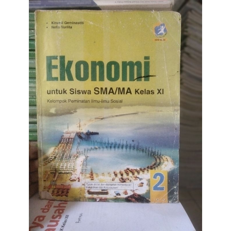 buku ekonomi kelas 11 XI 2 sma ma yrama widya revisi