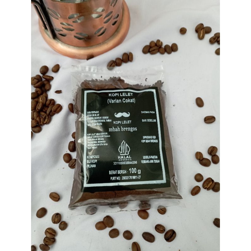 

kopi lelet mbah brengos khas rembang varian coklat 100 gram