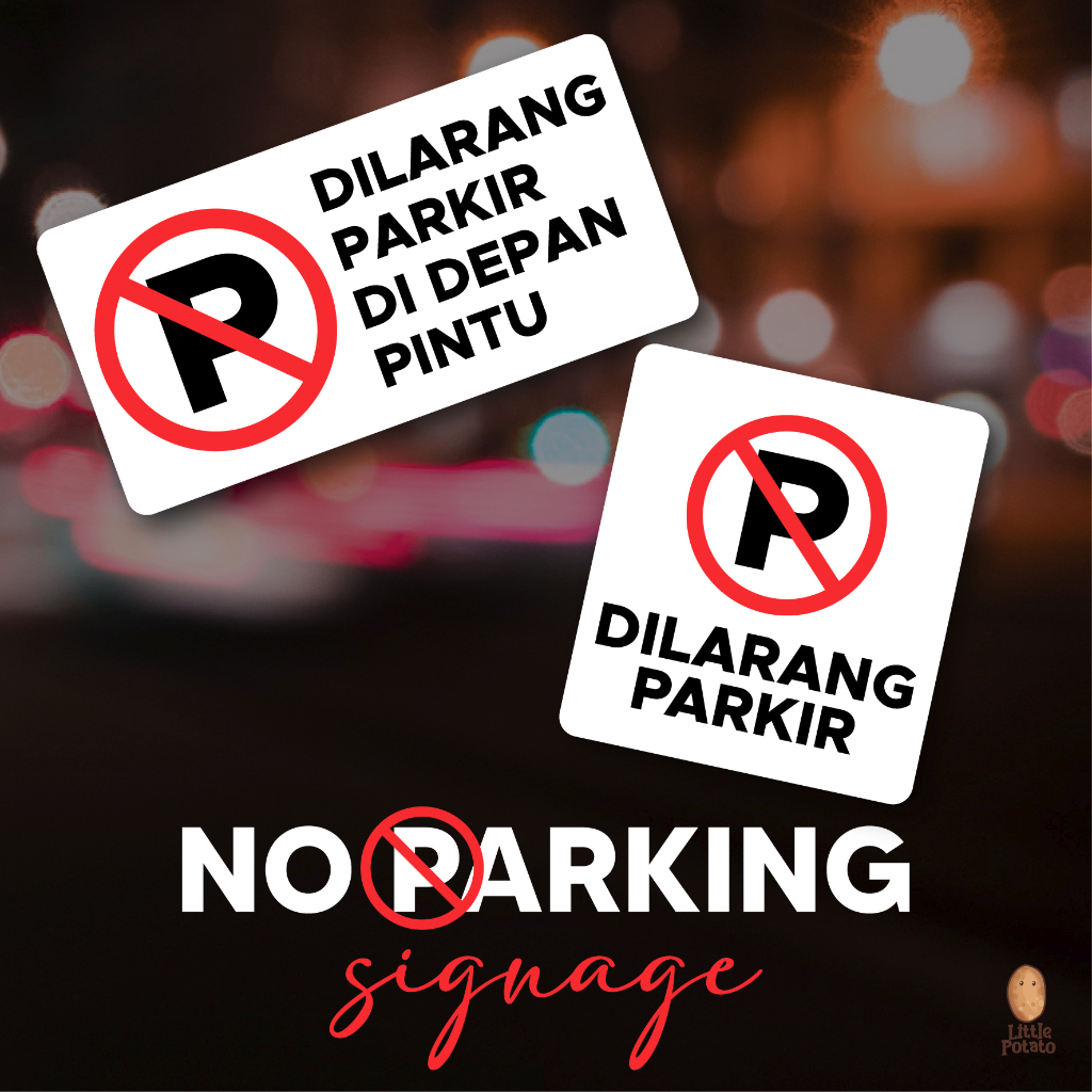 

Papan Peraturan DILARANG PARKIR Akrilik