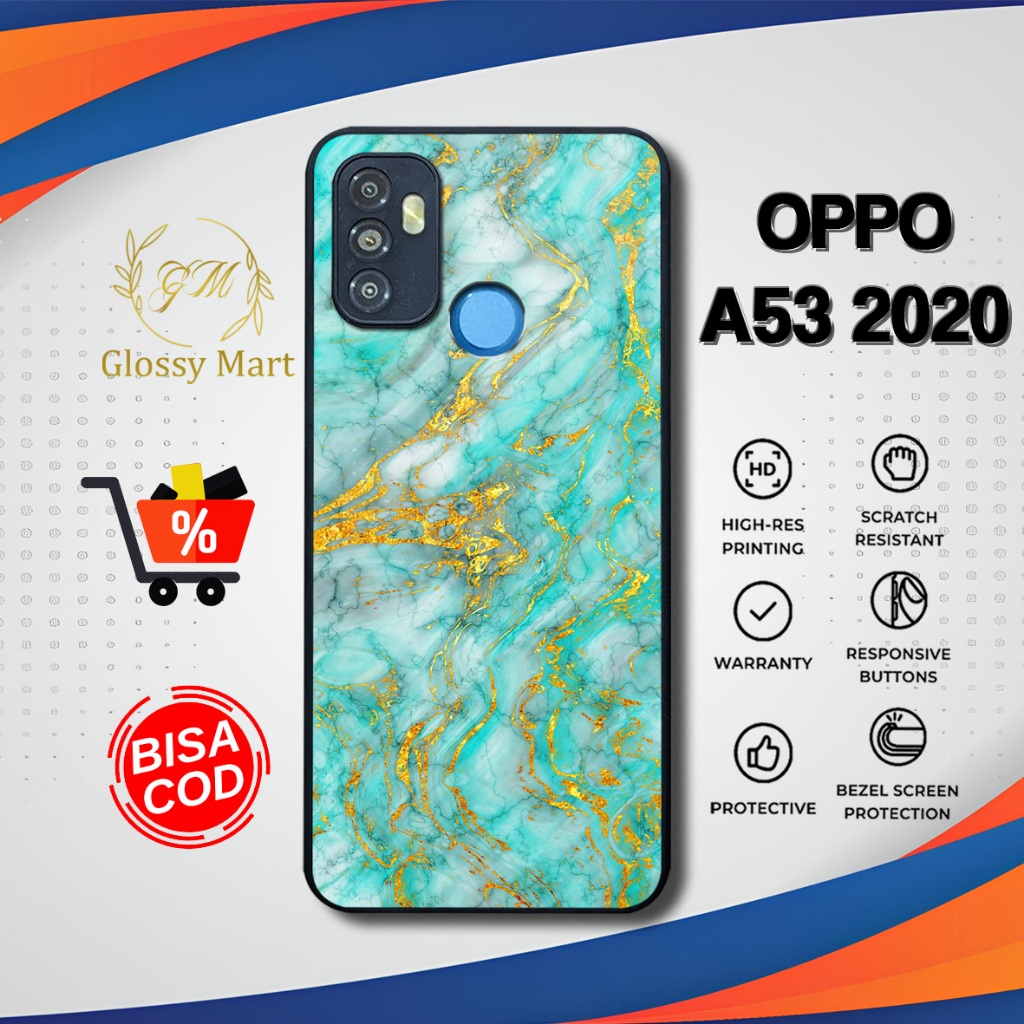 Casing Oppo A53 2020 Terbaru Case Oppo A53 2020 Marmer Softcase Hardcase glossy Kesing Oppo Terlaris
