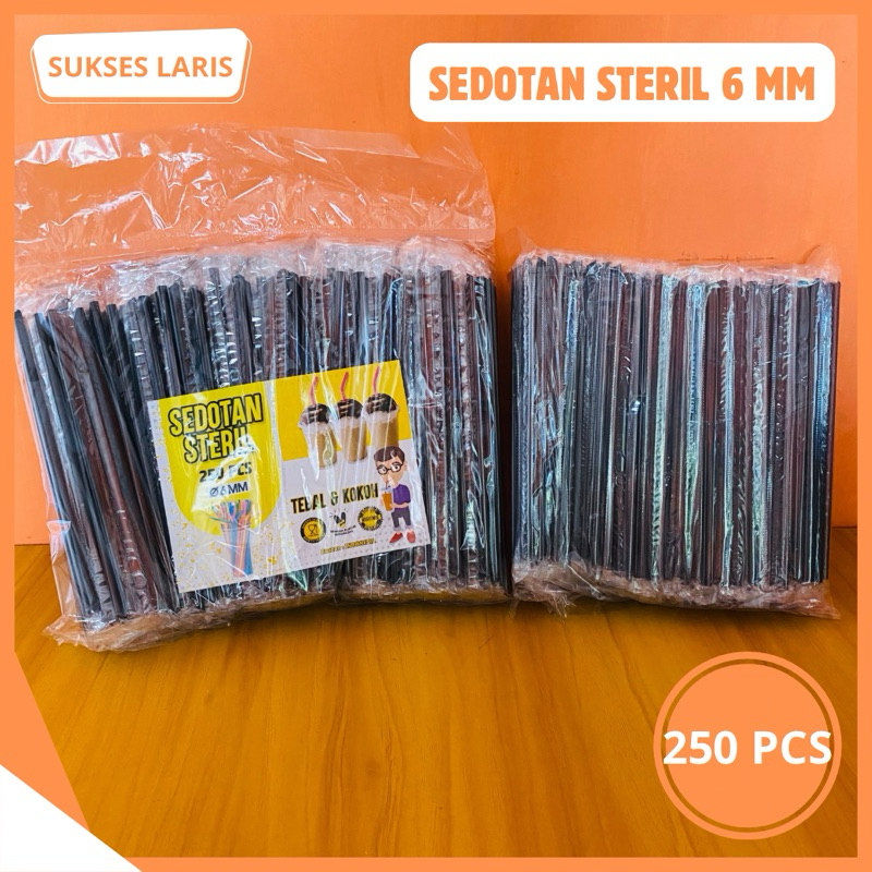 SEDOTAN STERIL ISI 250 PCS 500 PCS | SEDOTAN STERIL 6 MM | SEDOTAN UJUNG LANCIP | SEDOTAN
